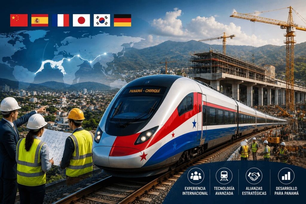 Ingenieros y empresas internacionales relacionadas con la construcción del Tren Panamá Chiriquí en Panamá