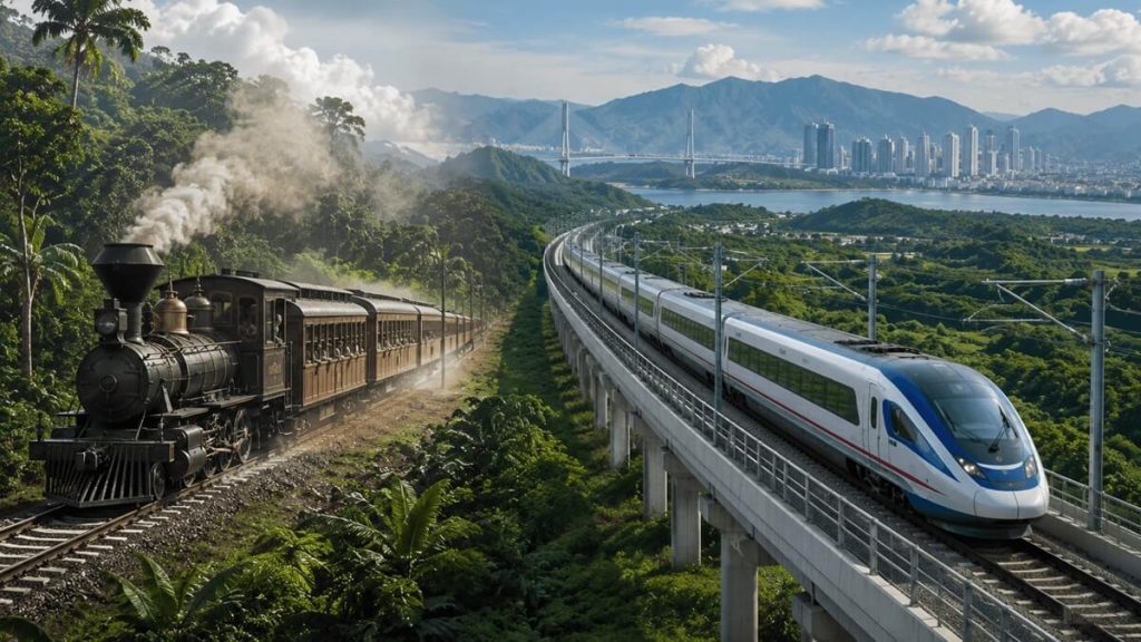 Evolución del transporte ferroviario en Panamá desde el histórico Ferrocarril de Panamá hasta los proyectos ferroviarios modernos